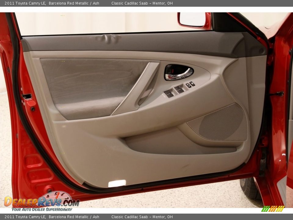 2011 Toyota Camry LE Barcelona Red Metallic / Ash Photo #4