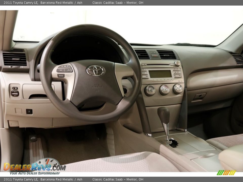 2011 Toyota Camry LE Barcelona Red Metallic / Ash Photo #6