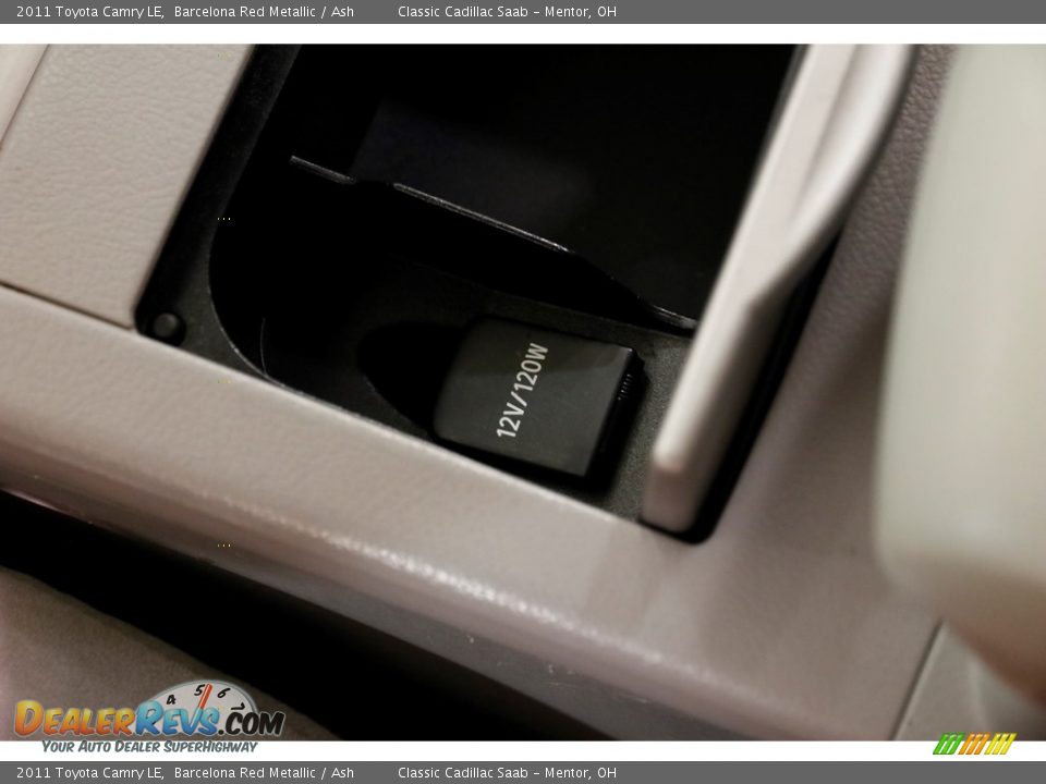 2011 Toyota Camry LE Barcelona Red Metallic / Ash Photo #12