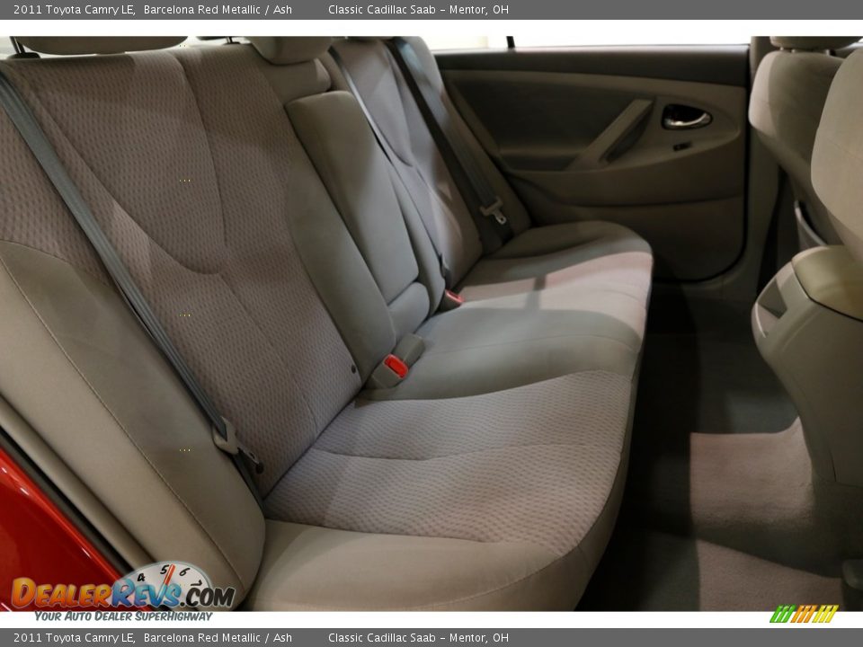 2011 Toyota Camry LE Barcelona Red Metallic / Ash Photo #14