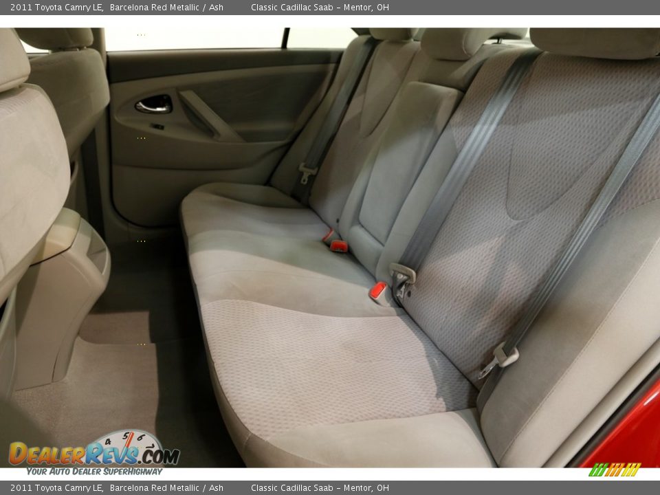 2011 Toyota Camry LE Barcelona Red Metallic / Ash Photo #15