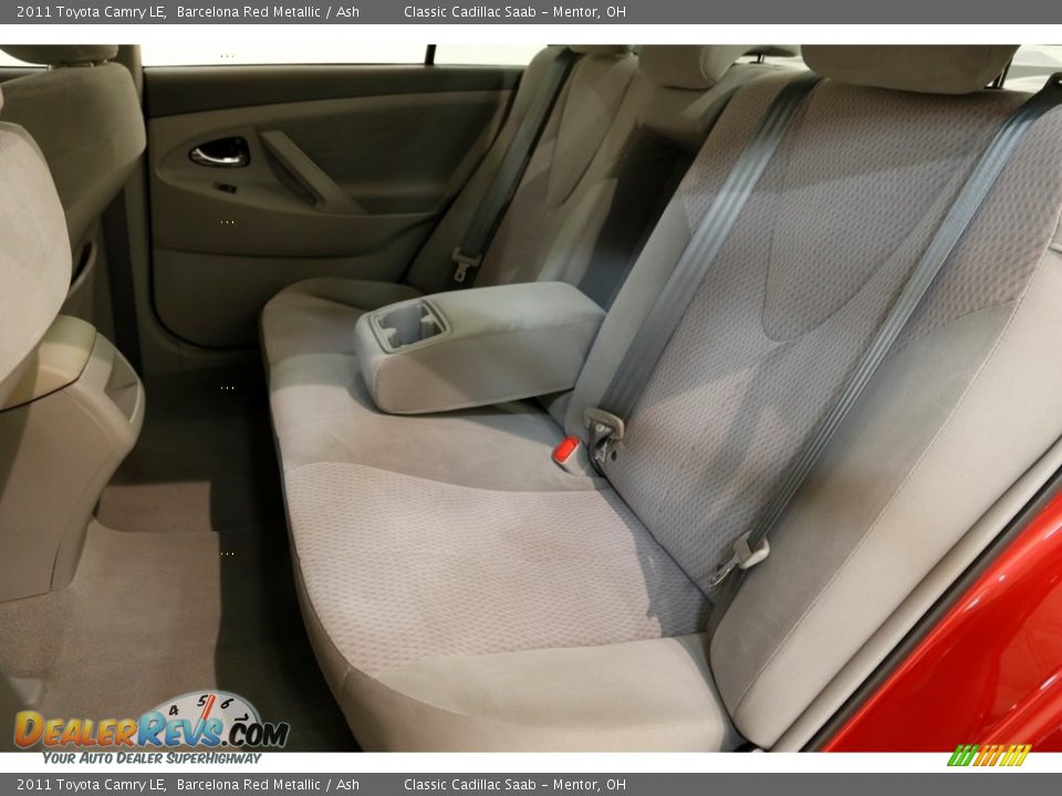 2011 Toyota Camry LE Barcelona Red Metallic / Ash Photo #16