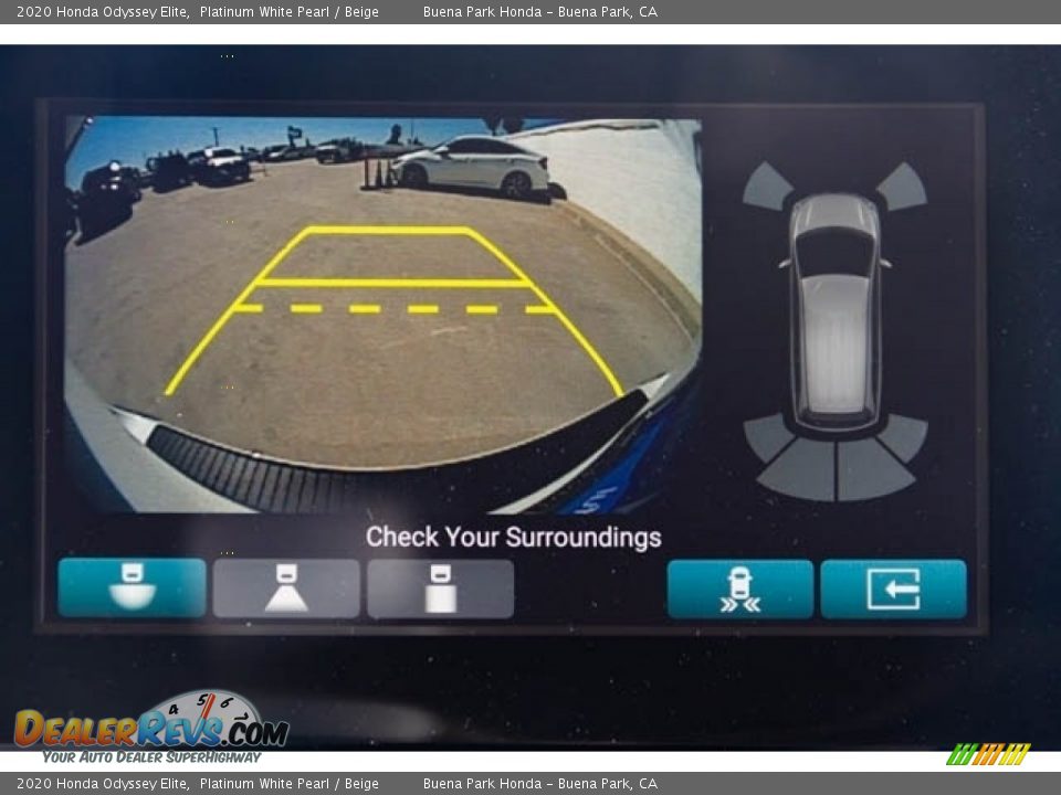 2020 Honda Odyssey Elite Platinum White Pearl / Beige Photo #14