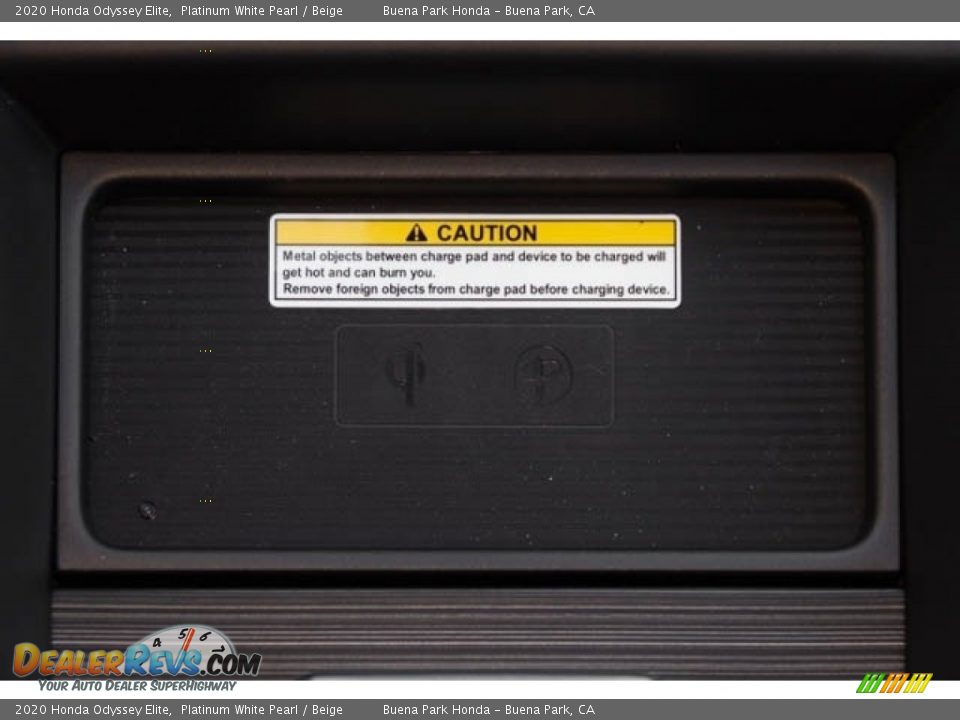 2020 Honda Odyssey Elite Platinum White Pearl / Beige Photo #22