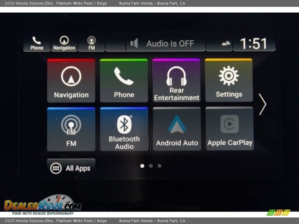 2020 Honda Odyssey Elite Platinum White Pearl / Beige Photo #36
