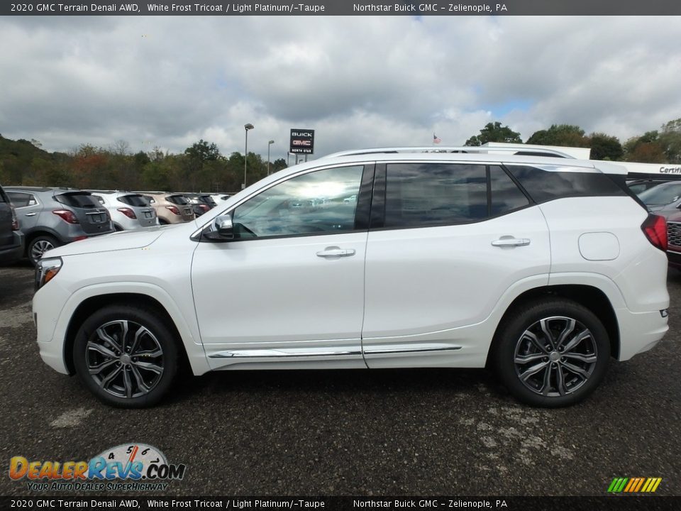 White Frost Tricoat 2020 GMC Terrain Denali AWD Photo #9