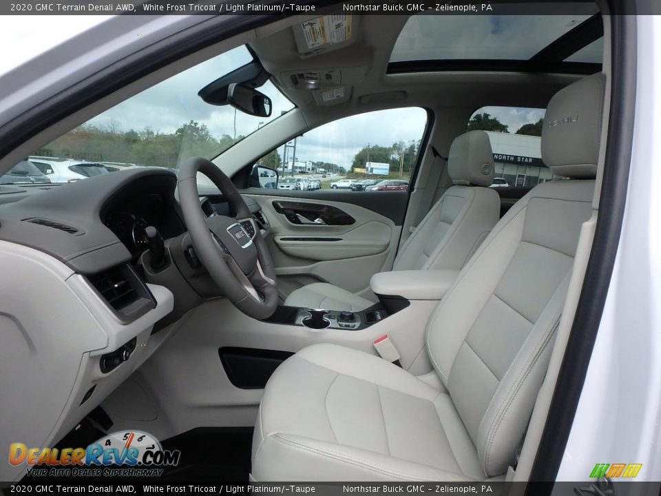 Light Platinum/­Taupe Interior - 2020 GMC Terrain Denali AWD Photo #13