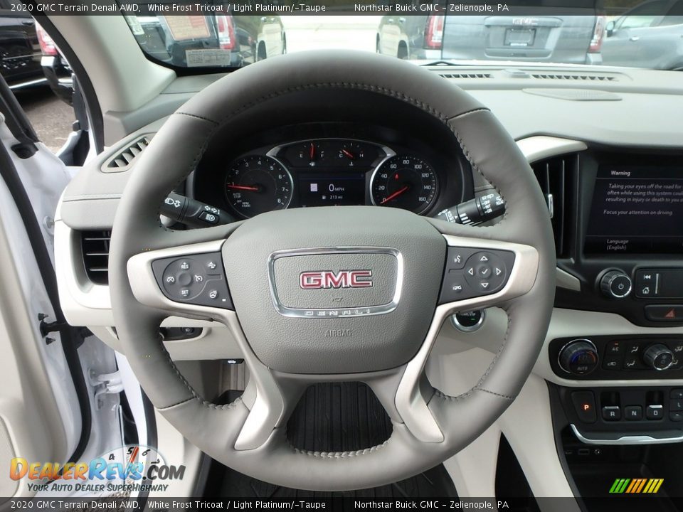 2020 GMC Terrain Denali AWD Steering Wheel Photo #17