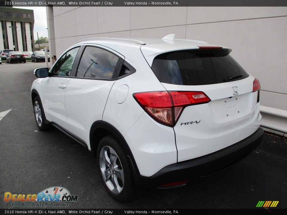 2016 Honda HR-V EX-L Navi AWD White Orchid Pearl / Gray Photo #3