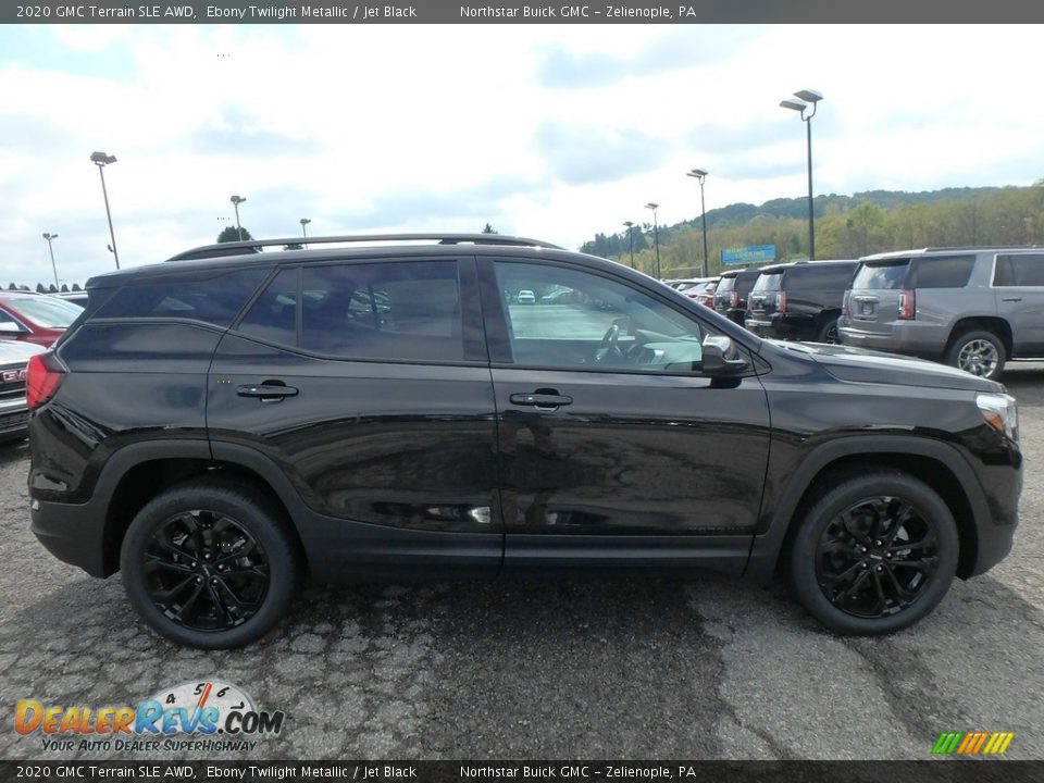 2020 GMC Terrain SLE AWD Ebony Twilight Metallic / Jet Black Photo #4