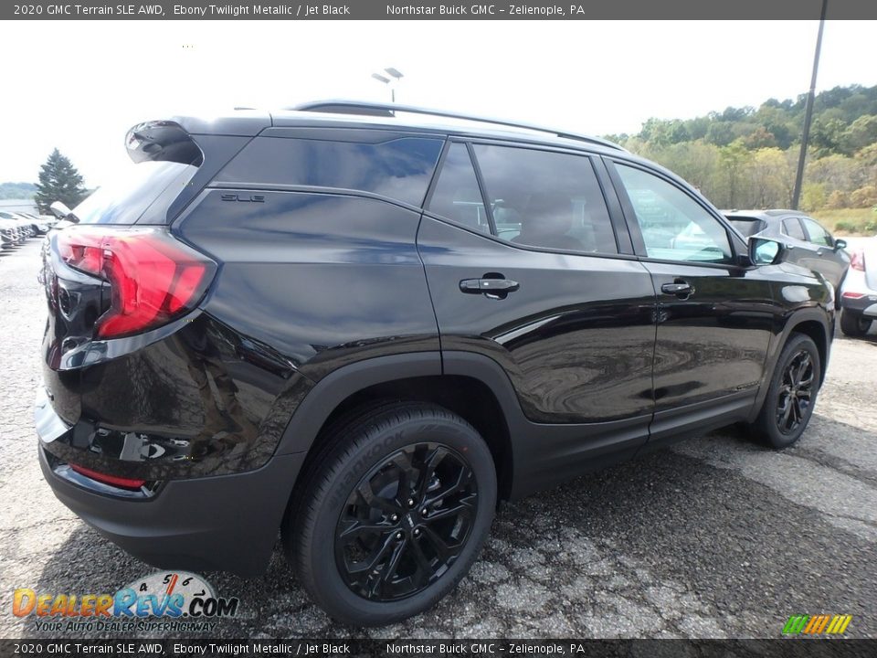 2020 GMC Terrain SLE AWD Ebony Twilight Metallic / Jet Black Photo #5