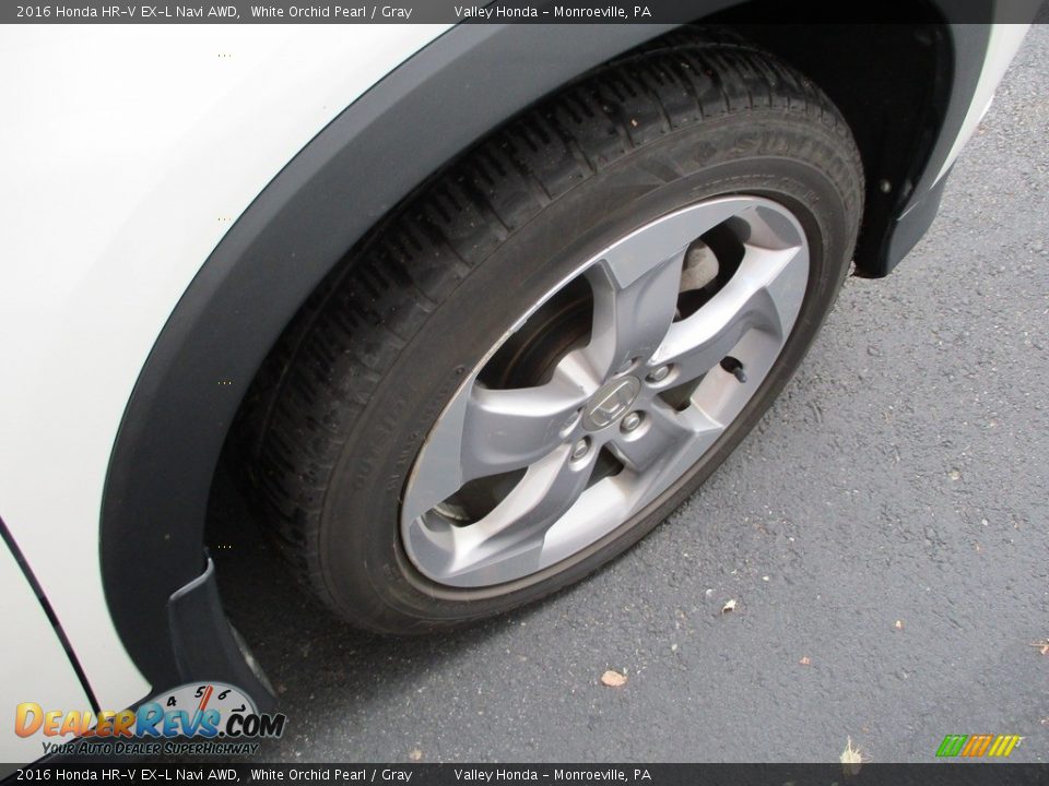 2016 Honda HR-V EX-L Navi AWD White Orchid Pearl / Gray Photo #7