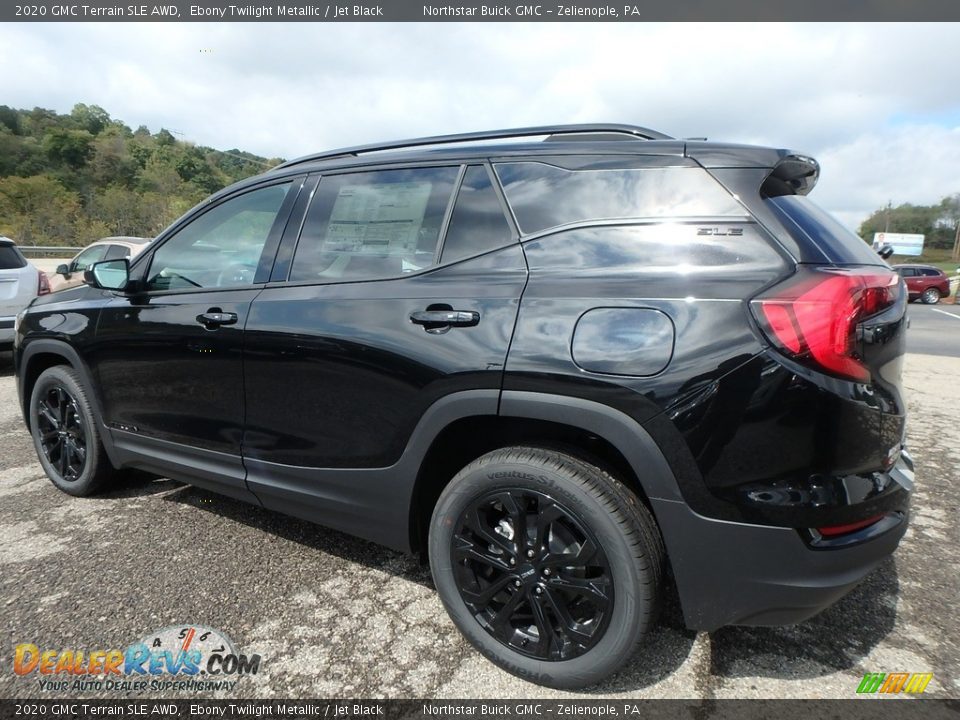 2020 GMC Terrain SLE AWD Ebony Twilight Metallic / Jet Black Photo #8
