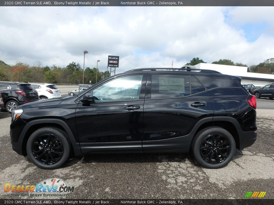 Ebony Twilight Metallic 2020 GMC Terrain SLE AWD Photo #9