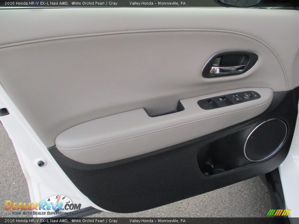 2016 Honda HR-V EX-L Navi AWD White Orchid Pearl / Gray Photo #11