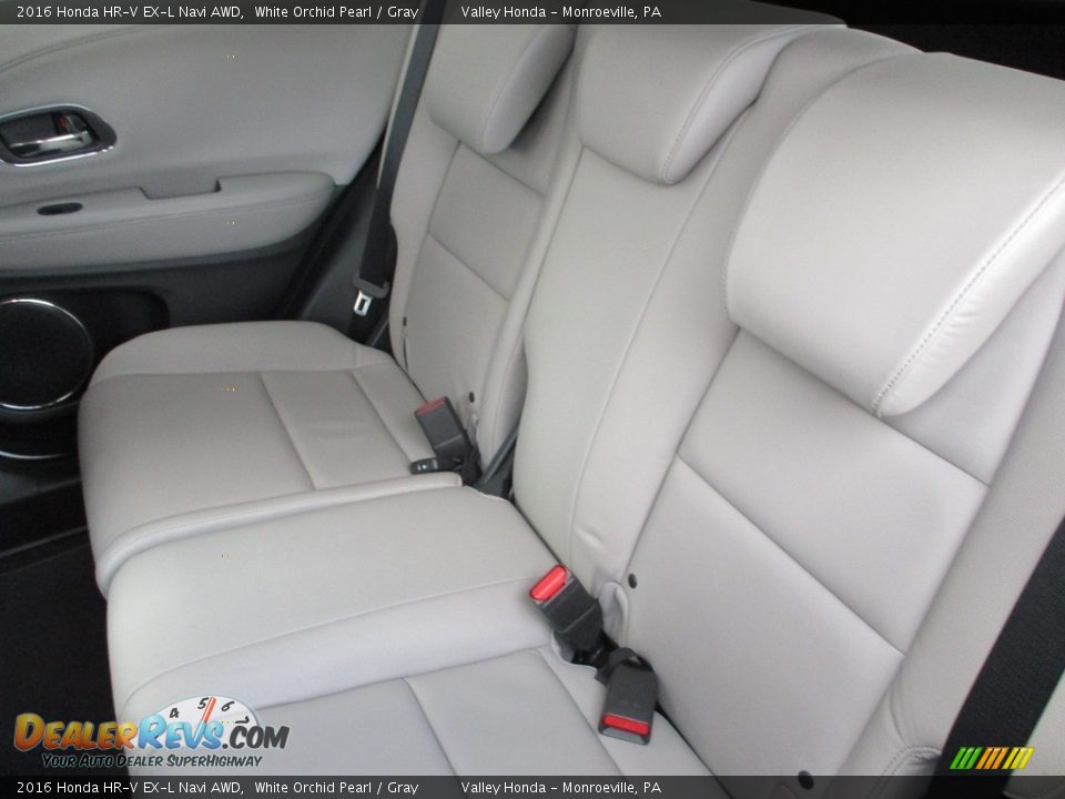 2016 Honda HR-V EX-L Navi AWD White Orchid Pearl / Gray Photo #13
