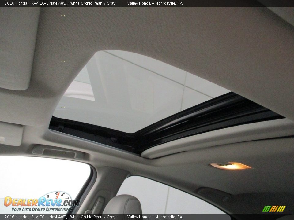 2016 Honda HR-V EX-L Navi AWD White Orchid Pearl / Gray Photo #14
