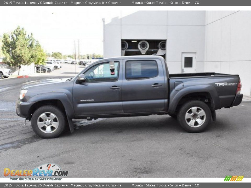 2015 Toyota Tacoma V6 Double Cab 4x4 Magnetic Gray Metallic / Graphite Photo #3