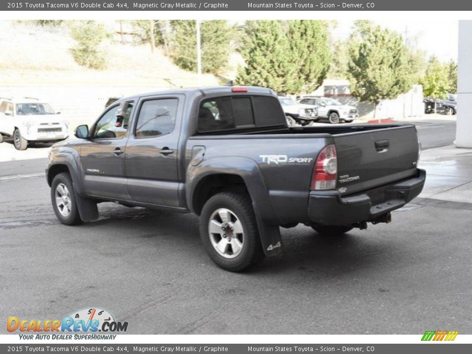 2015 Toyota Tacoma V6 Double Cab 4x4 Magnetic Gray Metallic / Graphite Photo #4
