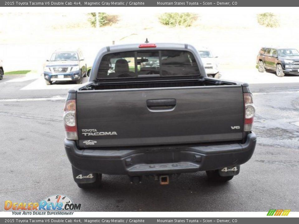 2015 Toyota Tacoma V6 Double Cab 4x4 Magnetic Gray Metallic / Graphite Photo #5