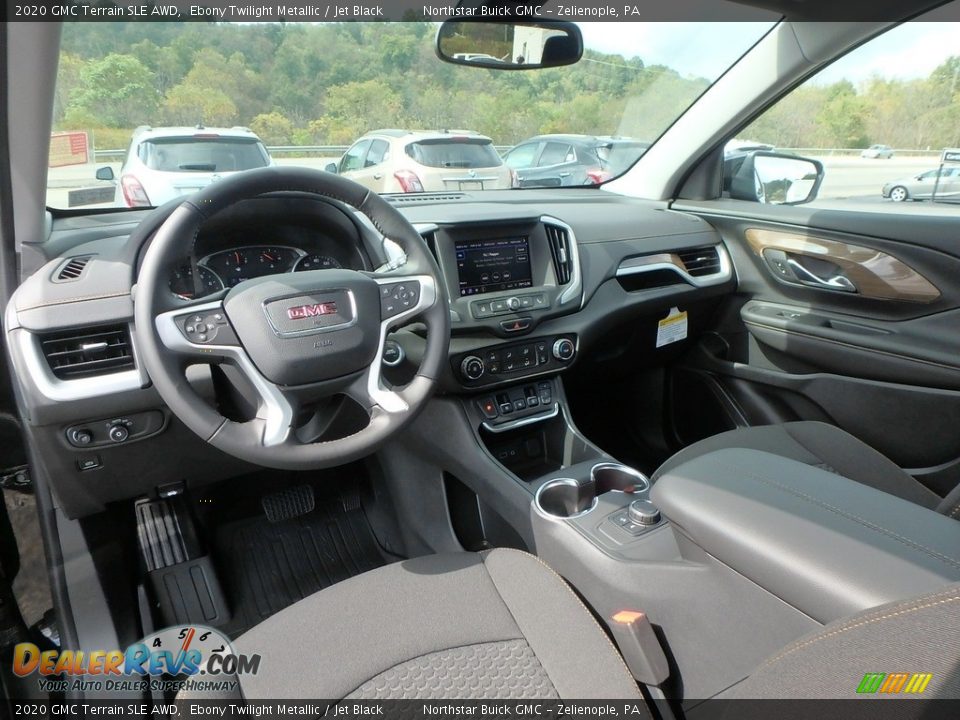 Jet Black Interior - 2020 GMC Terrain SLE AWD Photo #14