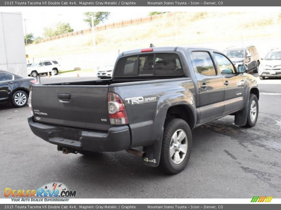 2015 Toyota Tacoma V6 Double Cab 4x4 Magnetic Gray Metallic / Graphite Photo #6