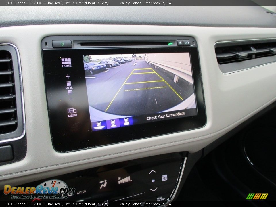 2016 Honda HR-V EX-L Navi AWD White Orchid Pearl / Gray Photo #17