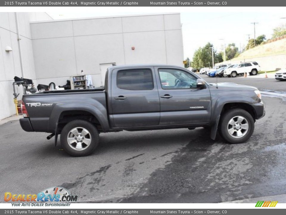 2015 Toyota Tacoma V6 Double Cab 4x4 Magnetic Gray Metallic / Graphite Photo #7