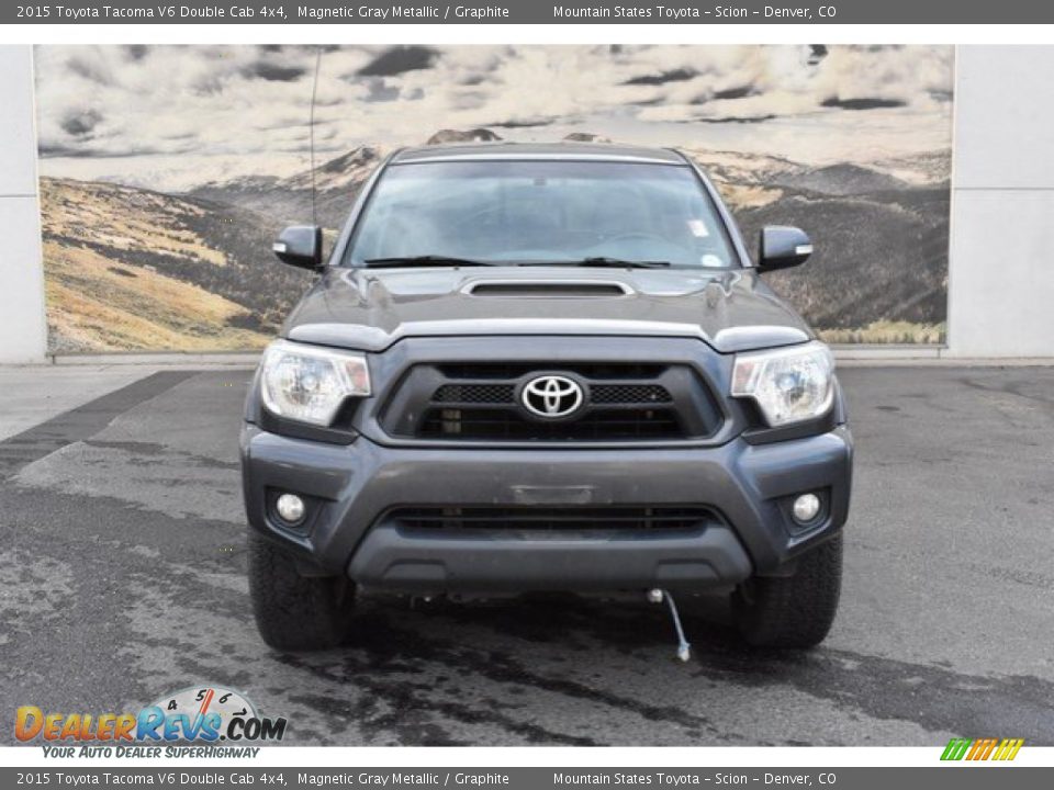 2015 Toyota Tacoma V6 Double Cab 4x4 Magnetic Gray Metallic / Graphite Photo #8