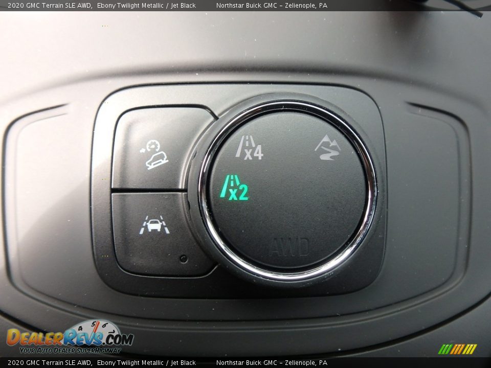 2020 GMC Terrain SLE AWD Ebony Twilight Metallic / Jet Black Photo #18