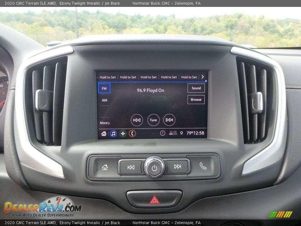 2020 GMC Terrain SLE AWD Ebony Twilight Metallic / Jet Black Photo #19
