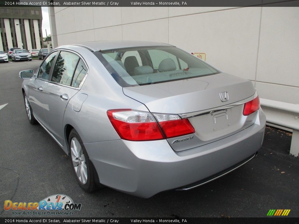 2014 Honda Accord EX Sedan Alabaster Silver Metallic / Gray Photo #3