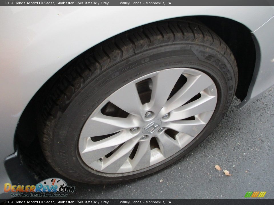 2014 Honda Accord EX Sedan Alabaster Silver Metallic / Gray Photo #6