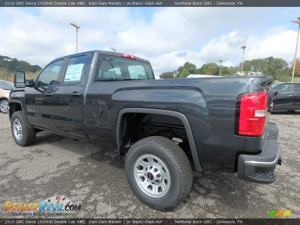 2019 GMC Sierra 2500HD Double Cab 4WD Dark Slate Metallic / Jet Black/­Dark Ash Photo #8