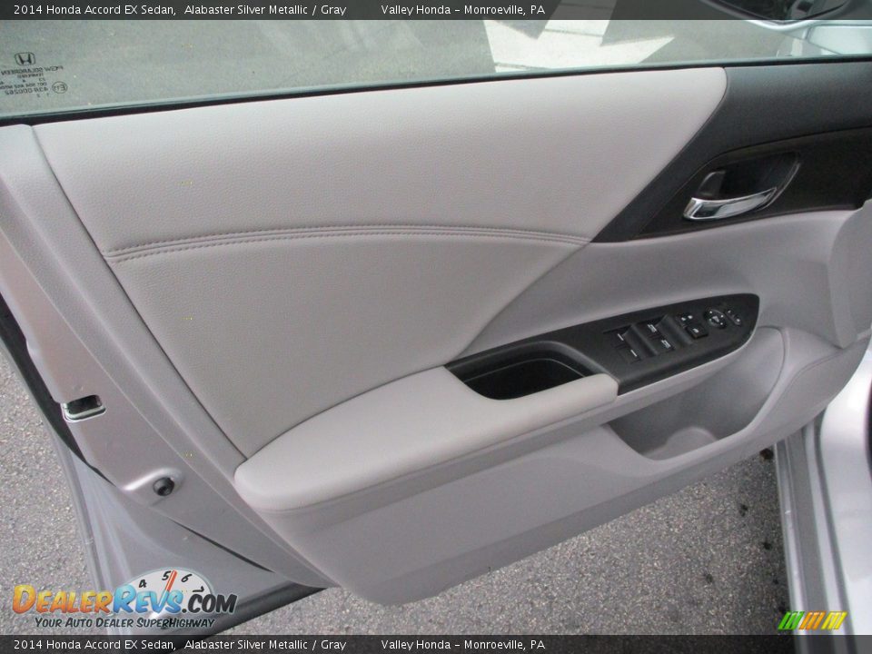2014 Honda Accord EX Sedan Alabaster Silver Metallic / Gray Photo #10