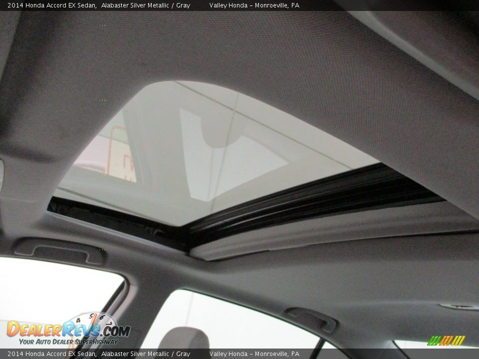 2014 Honda Accord EX Sedan Alabaster Silver Metallic / Gray Photo #11