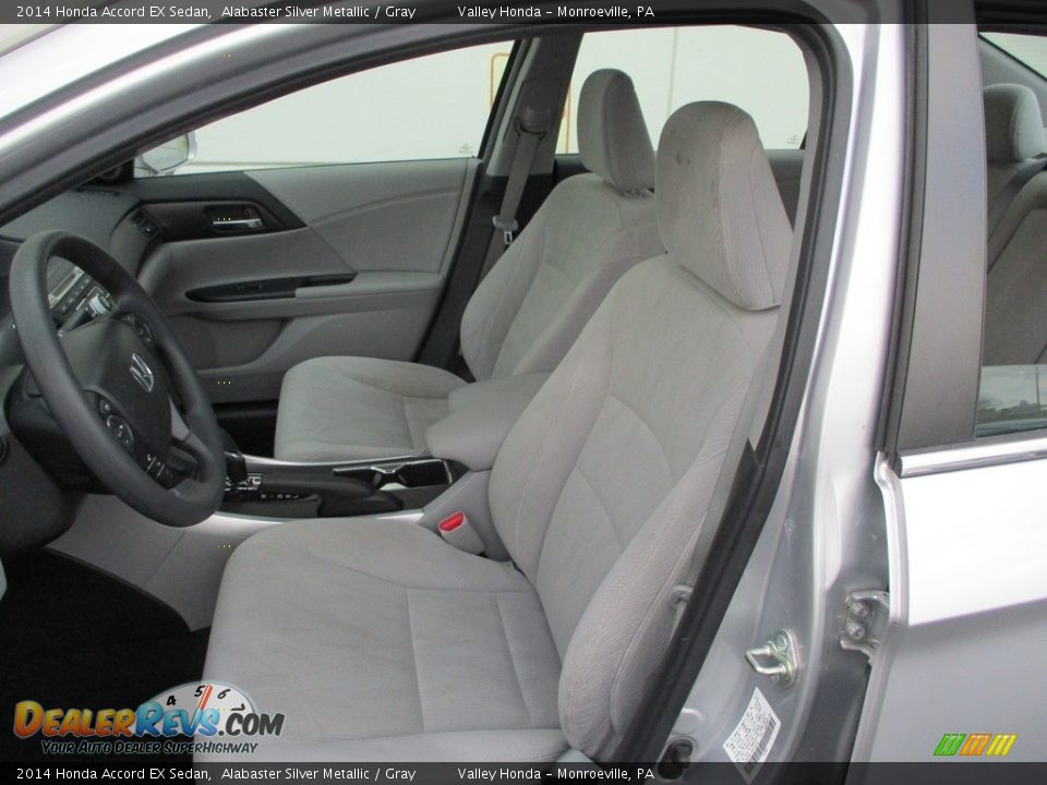 2014 Honda Accord EX Sedan Alabaster Silver Metallic / Gray Photo #12