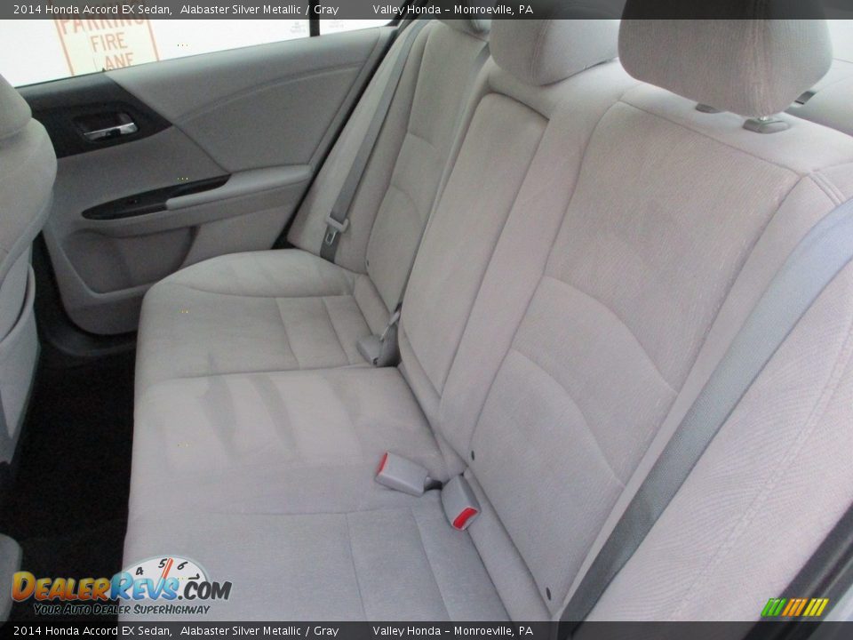 2014 Honda Accord EX Sedan Alabaster Silver Metallic / Gray Photo #13