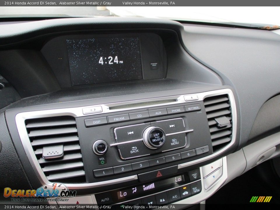 2014 Honda Accord EX Sedan Alabaster Silver Metallic / Gray Photo #15
