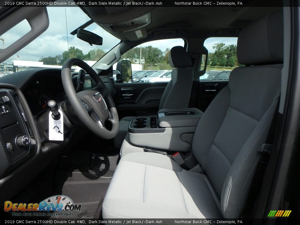 2019 GMC Sierra 2500HD Double Cab 4WD Dark Slate Metallic / Jet Black/­Dark Ash Photo #14