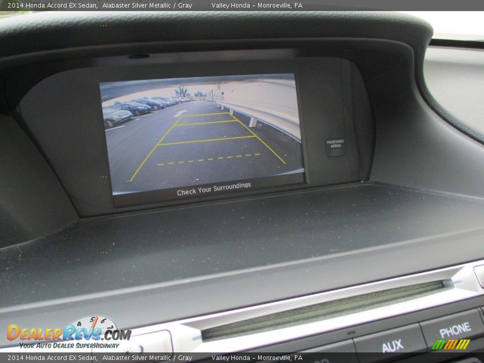 2014 Honda Accord EX Sedan Alabaster Silver Metallic / Gray Photo #17
