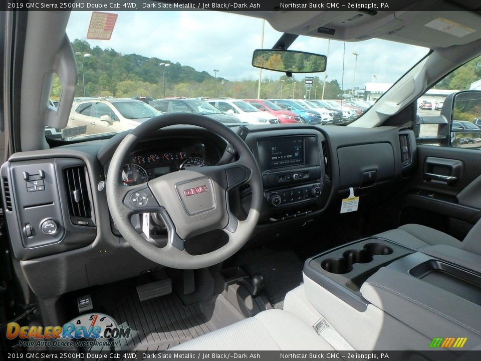 2019 GMC Sierra 2500HD Double Cab 4WD Dark Slate Metallic / Jet Black/­Dark Ash Photo #16