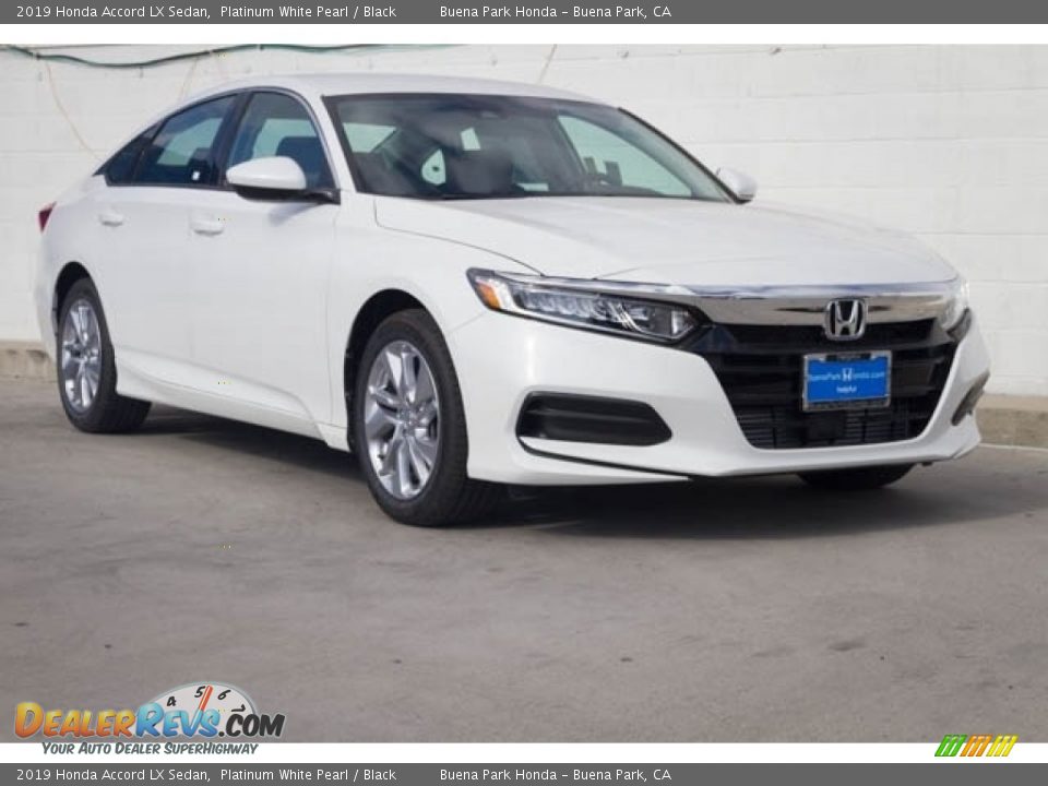 2019 Honda Accord LX Sedan Platinum White Pearl / Black Photo #1