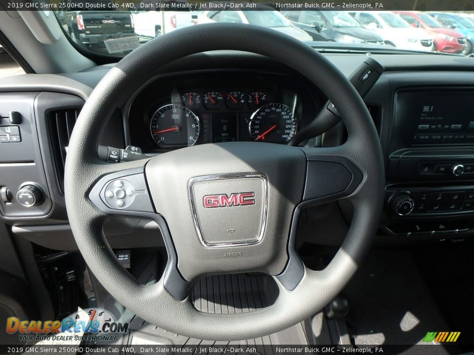 2019 GMC Sierra 2500HD Double Cab 4WD Dark Slate Metallic / Jet Black/­Dark Ash Photo #18