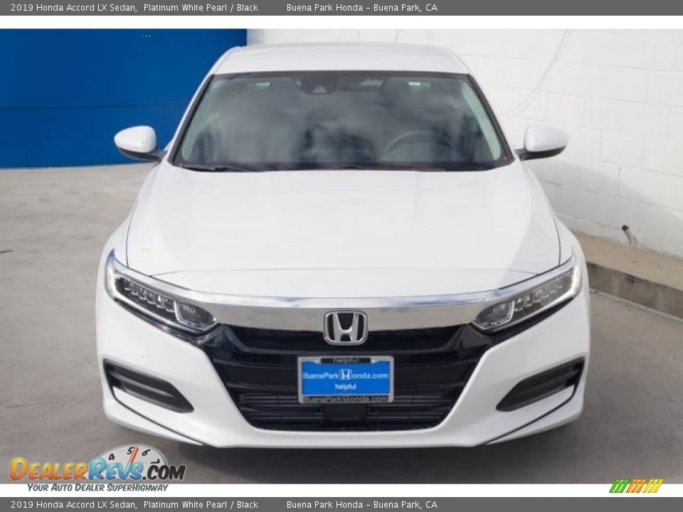 2019 Honda Accord LX Sedan Platinum White Pearl / Black Photo #3