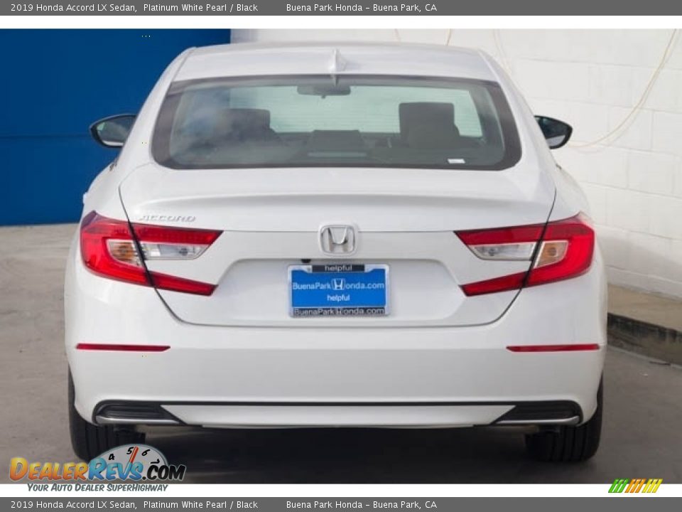 2019 Honda Accord LX Sedan Platinum White Pearl / Black Photo #6