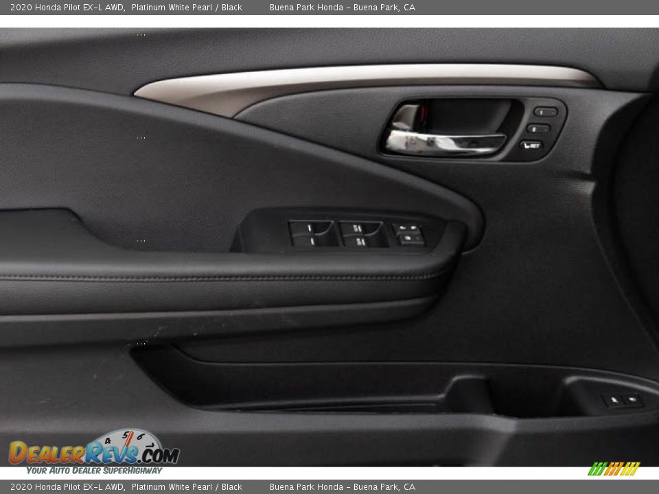2020 Honda Pilot EX-L AWD Platinum White Pearl / Black Photo #36