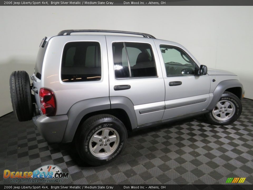 2006 Jeep Liberty Sport 4x4 Bright Silver Metallic / Medium Slate Gray Photo #13