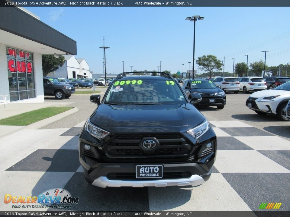 2019 Toyota RAV4 Adventure AWD Midnight Black Metallic / Black Photo #2