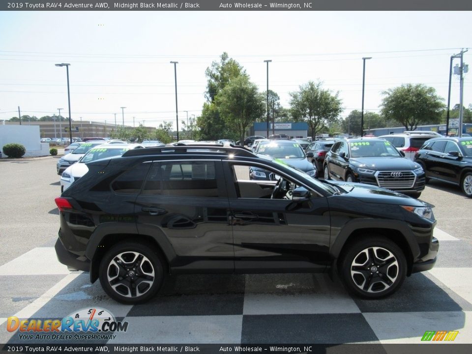 2019 Toyota RAV4 Adventure AWD Midnight Black Metallic / Black Photo #3